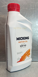 Масло моторное 10W-40 полусинтетическое 1л универсальное Micking Motor Oil EVO2 API SN/CF A3/B4